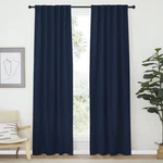 Nicetown Navy Blackout Curtains W42 L70 Set Of For Living & Bedroom New. Price: $33.26.