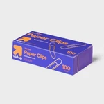 100CT Jumbo Paper Clips Silver Office Supplies, 1.75" Height, Pack New. Price: $13.00.