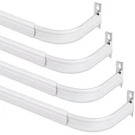 4 Packs Curtain Single Rods For Windows Adjustable Tension Door Kitch... New. Price: $54.31.