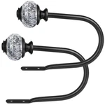 Black Curtain Holdbacks, Usfook Decorative Drapery Tiebacks (2 PACK/1 ... New. Price: $25.44.
