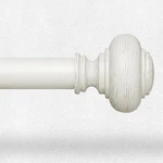 Long Antique White Curtain Rods For Windows 66 To 120 Inch, Decorative Heavy Dut New. Price: $46.52.