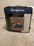 Dearfoams Cozy Bedding Comforter 4 Piece Full/queen Set Black/white Plush New. Price: $70.00.