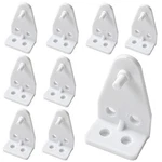 Cutelec 16PCS Hold Down Bracket Bottom Rail Clips White One Size, New. Price: $17.99.
