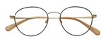 Lafont Helice 1075 Authentic New 47 Mm Black Gold Petite. Price: $205.00.
