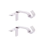 Kenney Fast Fit 5/8" No Measure Curtain Rod Brackets, Brushed Nickel, 2 Count... New. Price: $16.63.