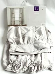 Lush Decor Light Gray Darla Window Curtain Single Panel 40X84" Individual Flower Open. Price: $9.99.