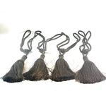 Versailles Home Fashions Brown Curtain Tiebacks Set Of 4-24 Decorative Tassels New. Price: $34.97.