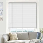 Unishades No Drill Blinds For Windows 1" Vinyl L-shaped Slats Cordless Mini B... New. Price: $32.49.