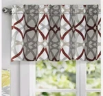 Driftaway Alexander Spiral Geo Trellis Pattern Window Curtain Valance Brand New. Price: $12.50.