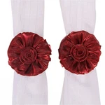 2 Pcs Lace Flower Curtain Tieback Buckle Christmas Decorations Ribbon Drape H... New. Price: $11.91.