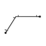 Rod Desyne Arman Corner Single Curtain Set New. Price: $141.18.