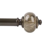 Kamanina Curtain Rods For Windows 72 To 144 Inches (6-12FT) Bronze Heavy New. Price: $43.27.