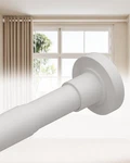 Allzone Tension Curtain Rods For Windows 66 To 120 Inch, White N... New. Price: $50.07.