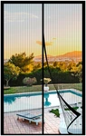 Metaonly Magnetic Screen Door Mesh 36" X 82" (38" 84" Curtain), Black New. Price: $26.72.