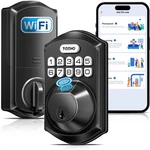 Teeho TE012W Wifi Smart Lock, Fingerprint Door With Built-in Matte Black New. Price: $148.99.