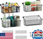 Sonyabecca 4-PACK Large Hanging Wall Basket Organizer Wire Storage Bins New. Price: $59.73.