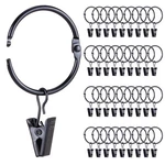 36 Pack Openable Metal Curtain Rings With Clips, 1.22 Inch Interior Diameter,... New. Price: $21.19.