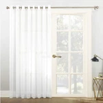 100 X 84 Emily Sheer Voile Sliding Door Patio Curtain Panel White - No. 918 Open. Price: $15.99.