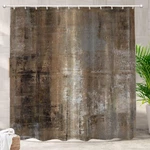 Batmerry Brown Grey Abstract Art Decorative Shower Curtain, New. Price: $37.69.