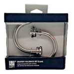 Umbra Loft Knob Drapery Piece Holdback Set -brushed Nickel 028295239929- New. Price: $22.99.