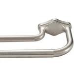 Lwiiom Brushed Nickel Double Curtain Rods For Windows 48-88 Inchheavy Duty New. Price: $78.57.