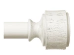 Wolistsa White Curtain Rods 48-84 For Windows Rustic Pole Open. Price: $19.99.
