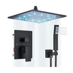 12 Inches Ceiling Mount Shower Faucets Sets Complete System Led Rainfa... New. Price: $157.33.