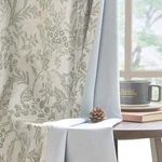 Lazzzy Linen Farmhouse Green Floral Lined Curtains 96 Inch Length Grommet Top... New. Price: $71.02.