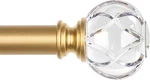 Curtain Rod 72 To 144 Inches (6-12 Feet) Telescoping Luxury Gold New. Price: $57.18.