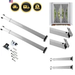 KSH-2036 Flat Sash Rod Set Of 2, 20-36 Inch, White New. Price: $58.04.