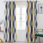Mezq Blackout Curtains 63 Inches Long 2 Panels Set, Wave Grommet Bedroom Blac... New. Price: $49.26.