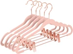 Mizgi Premium Velvet Pants With Clips (pack Of 20) Slim Skirt Hangers- New. Price: $39.78.