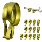 Amazing Drapery Hardware Cafe Rod Clip Rings 3/4 Inch Diameter, Durable Metal... New. Price: $17.46.