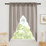 Ryb Home Linen Blend Swag Curtain Valance For Farmhouses, Light Filtering Privac New. Price: $53.77.