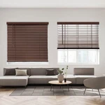Dez Furnishings Cordless Signature Faux Wood Blind, 33" 72" H, Bark Oak New. Price: $25.00.