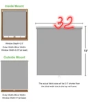 Kokorona Cordless Blackout Roller Shades For Windows Room Darkening Pull... New. Price: $32.99.
