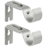 Stylish Adjustable Metal Curtain Rod Holders Perfect For Home Decor, Set Of 2 New. Price: $13.29.