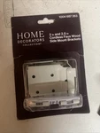 Home Decorators Cordless Faux Wood Side Mount Brackets 2" And 2.5" Set In White New. Price: $8.00.