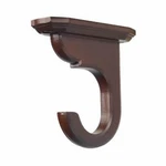 Kirsch Wood Trend Classic Ceiling Bracket For 1-3/8" Pole, Mahogany (#46855083) New. Price: $18.99.