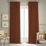 Mumfas Velvet Curtains 102 Inches Long Panels Set - Rust Color Sliding Door... New. Price: $93.61.