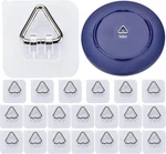 Accencyc Wall Hangers 20 Pack - Vertical Plate Holders, Adhesive Clear New. Price: $12.63.