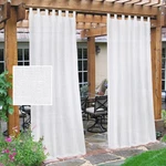 H.versailtex Outdoor Linen Sheer Curtains Waterproof Privacy Divider Porch Decor New. Price: $87.74.