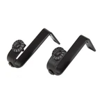 Rod Desyne 3/4" Ceiling Bracket (pair) Single, Black, 2 Piece New. Price: $18.18.