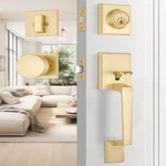 Ehomeware Front Door Handle Deadbolt Set 1 Pack Keyed Entry Lock Single New. Price: $109.71.
