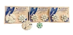 Vintage Kenney Curtain Holdbacks Floral Design Set Of 6 Original Packaging Used. Price: $38.56.