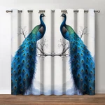 Jekeno Peacock Blackout Curtains, Retro Floral Elegant Decor, Vintage Moonlig... New. Price: $60.05.