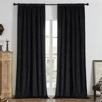 Joydeco 100% Blackout Curtains 84 Inch 2 Panels, Luxury Thermal Insulat... New. Price: $41.46.