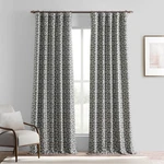 Metro Faux Silk Jacquard Room Darkening Curtains - 84 Inches Long For Be New. Price: $42.55.