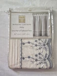 1 Pair -chf Industries Window Curtains Abby Tailored Tier 60 X 24 Nip New. Price: $19.99.