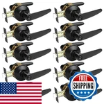 Probrico 10 Pack Black Privacy Lever Door Keyless Set For New. Price: $155.39.